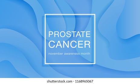 Awareness prostate cancer november. World Prostate Cancer Day concept