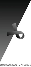 Farbband-Hintergrundvorlage für Bekanntheit. Einfaches Gesundheitsbanner
