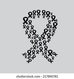 awareness ribbon design , vector illustration