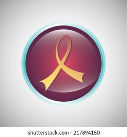 awareness ribbon design , vector illustration