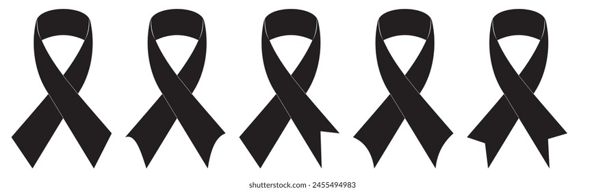 Awareness ribbon in different styles. Vector thin line icon illustration. Symbol for awareness of different male and female diseases like colon, prostate cancer, breast cancer. Pink and Blue
Vector 