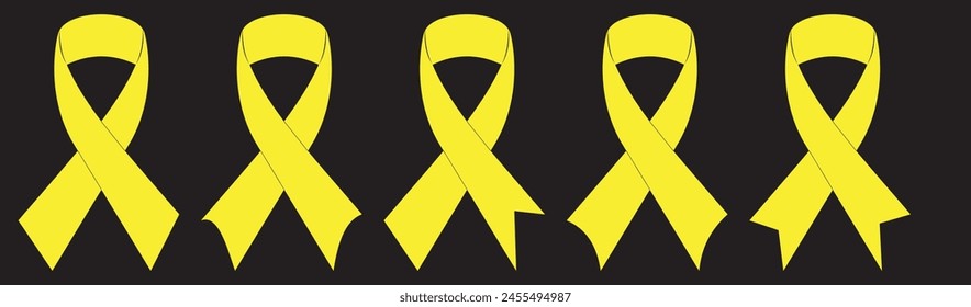 Awareness ribbon in different styles. Vector thin line icon illustration. Symbol for awareness of different male and female diseases like colon, prostate cancer, breast cancer. Pink and Blue
Vector 