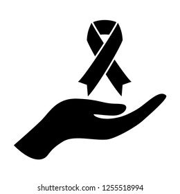 Awareness ribbon icon