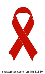 awareness ribbon icon. care ribbon icon on white background