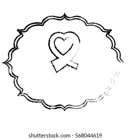 awareness ribbon icon image vector illustration design 