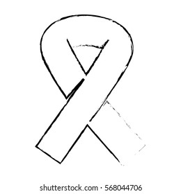 awareness ribbon icon image vector illustration design 