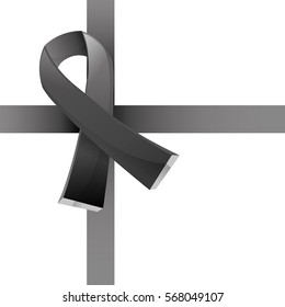awareness ribbon icon image vector illustration design 