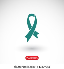 Awareness Ribbon icon. One of set web icons