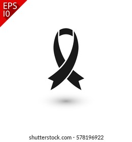Awareness Ribbon icon. One of set web icons