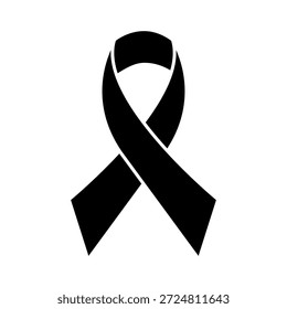 Vetor de ícone da faixa de reconhecimento. Sinal de Ilustração da Faixa de Opções. Símbolo ou logotipo da Faixa de Opções de Câncer.