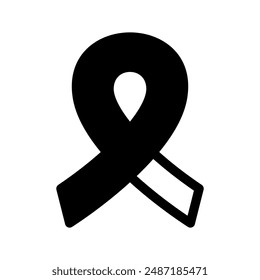 Awareness Ribbon Icon Vector Symbol Design Illustration