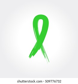 Awareness ribbon icons. Custom Hand Drawn Vector illustration