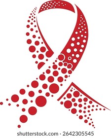 Faixa de Consciência Simbolizando Unidade e Esperança para Combater uma Epidemia Global Exibida em um Mapa Mundial	
