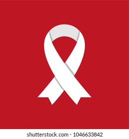Awareness ribbon vector icon