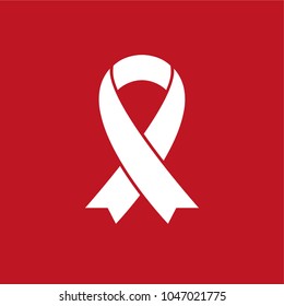 Awareness ribbon vector icon