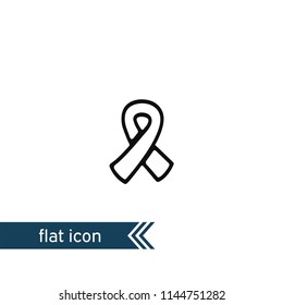 Awareness ribbon vector icon