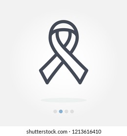 Awareness ribbon vector icon