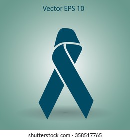 Awareness ribbon vector illustration