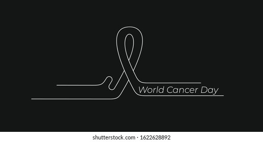 Awareness Ribbon. World Prostate Cancer Day concept. Vector Illustration.