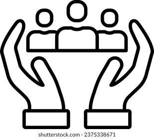 Awareness vector icon. Can be used for printing, mobile and web applications.