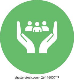 Ícone do vetor de conscientização. Pode ser usado para impressão, aplicativos móveis e da Web.