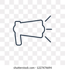Awareness vector outline icon isolated on transparent background, high quality linear Awareness transparency concept can be used web and mobile