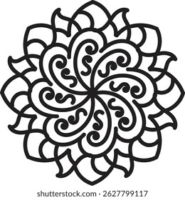 awasam background mandala design eps 10