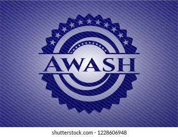Awash jean background