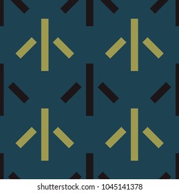 Up and away seamless pattern. Strict line geometric pattern for your design.