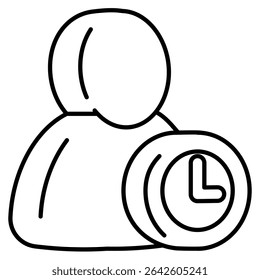 Estilo de Vector de Estado 3d para la interfaz de usuario de comunicación Estilo de línea.