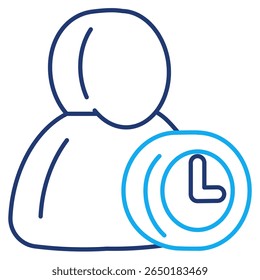 Estilo de Vector de Estado 3d para la interfaz de usuario de comunicación Estilo de línea dual.