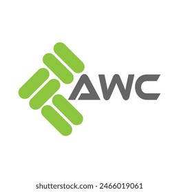 AWC letter logo vector design, AWC simple and modern logo. AWC luxurious alphabet design