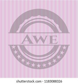 Awe pink emblem