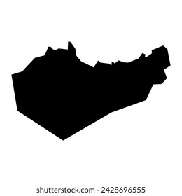 Aweil State map, administrative division of South Sudan. Vector illustration.