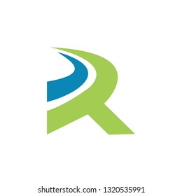 Awesome 3d Letter and 3d Flame  Logo Template