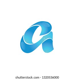 Awesome 3d Letter and 3d Flame  Logo Template