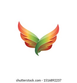 Awesome 3D Wings Vector Template