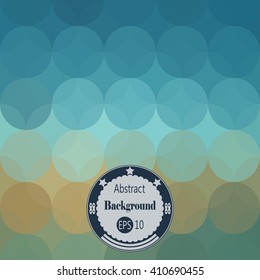 Awesome Abstract background with transparency rounds. Vector illustration. EPS 10
