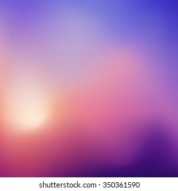 Awesome abstract blur illustration in vector graphics. Colorful blurred background.