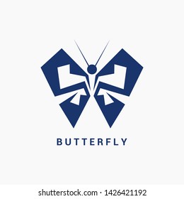 Awesome Abstract Butterfly logo template for beauty, fashion, women