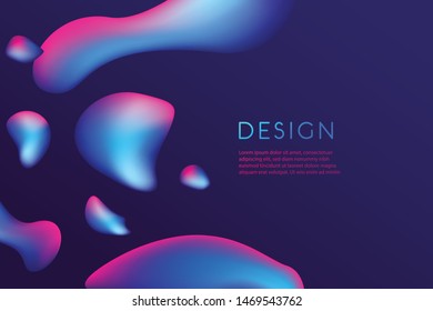 awesome abstract Coloful fluid background