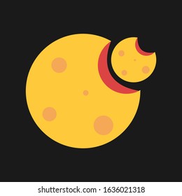 AWESOME ABSTRACT COLORFUL MOON LOGO DESIGN PERFECT FOR YOU TO BUSINESS