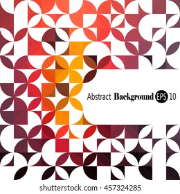 Awesome abstract geometric background