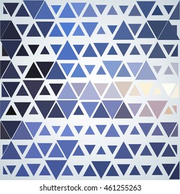 Awesome Abstract geometric background with colorful triangles different size.