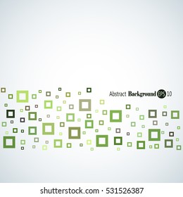 Awesome abstract geometric background with different squares and plenty space for text