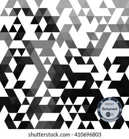 Awesome Abstract geometric background with triangles. EPS 10