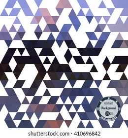 Awesome Abstract geometric background with triangles. EPS 10