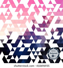 Awesome Abstract geometric background with triangles. EPS 10