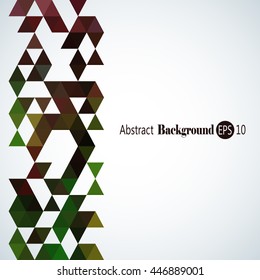 Awesome abstract geometric background with triangles
