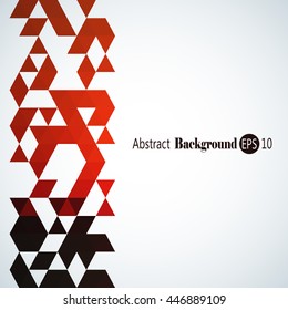 Awesome abstract geometric background with triangles